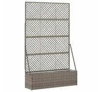 vidaXL Jardinière pour l'extérieur - Pots Modernes en métal pour terrasses, balcons et Plantes Vertes avec Une Touche Industrielle