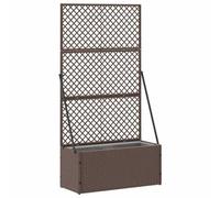 vidaXL Jardinière pour Plantes Modernes - Pots Métal pour Terrasse et Balcon avec Style Industriel