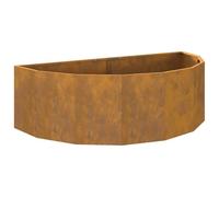 vidaXL Jardinière Rouillé 120 x 60 x 35 cm, Jardinier en Acier, Support de Plantes, déco extérieure, Pot Durable, Accent de Serre, Pot terrasse