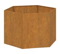 vidaXL Jardinière, Bac à Fleurs, Pot de Plantes, lit Surélevé, Décoration de Jardin Terrasse Patio Balcon Extérieur, Rouillé Acier Corten