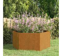 vidaXL Jardinière 90x90x45 cm Acier Corten gris