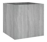 Vidaxl Jardinière Sonoma Gris 40x40x40 Cm Bois D'ingénierie