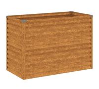 vidaXL Lit surélevé de jardin 100x50x69 cm Acier Corten