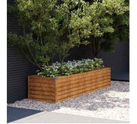 vidaXL Lit surélevé de jardin 194 x 50 x 36 cm acier corten 151976