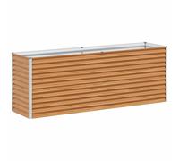 Vidaxl Jardinière Surélevée 195 X 50 X 68 Cm Acier Galvanisé