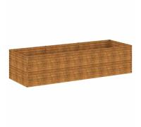 vidaXL Lit surélevé de jardin 290x100x69 cm acier corten 152004