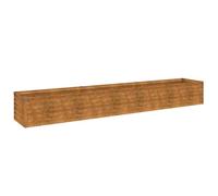 vidaXL Jardinière surélevée 291 x 50 x 36 cm Acier Corten