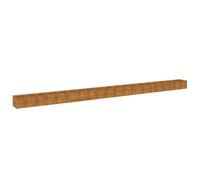 vidaXL Lit surélevé de jardin Bac à plantes 770×50×36 cm Acier Corten