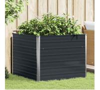 vidaXL Jardinière surélevée 100x100x77 cm Acier galvanisé 45725