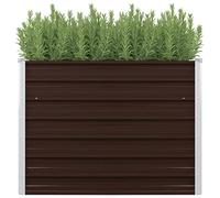 vidaXL Lit Surélevé Pot à Fleurs Jardinière Pot à Plante Bac à Plante Véranda Jardin Balcon Patio Terrasse Cour Extérieur 45719