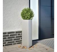 vidaXL Jardinière triangulaire 30 x 26 x 75 cm acier galvanisé