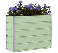 vidaXL Jardinière Vert 100 x 40 x 75 cm Acier