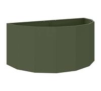 Vidaxl Jardinière Vert Olive 120 X 60 X 50 Cm Acier