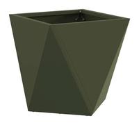 Vidaxl Jardinière Vert Olive 30 X 30 X 30 Cm Acier