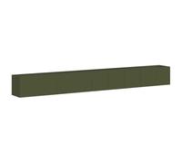 vidaXL Jardinière bac à plantes 360x40x40 cm Vert olive Acier laminé à froid