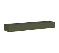 vidaXL Jardinière Vert Olive 360x80x40 cm Acier