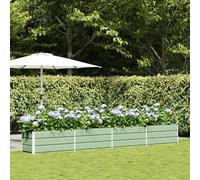 Vidaxl Jardinière Vert Pastel 480 X 50 X 45 Cm Acier Galvanisé
