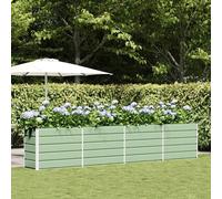 Vidaxl Jardinière Vert Pastel 480 X 50 X 45 Cm Acier Galvanisé