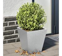 Vidaxl Jardinières 2 Pcs 30x30x30 Cm Acier Galvanisé