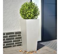 Vidaxl Jardinières 2 Pcs 35x35x75 Cm Acier Inoxydable