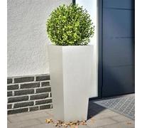 Jardinières 2 pcs noir 50x50x50 cm acier jardinière d'extérieur vidaXL