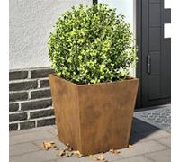 Jardinières 2 pcs 40x40x40 cm acier corten, jardinière d'extérieur, boîte à fleurs, boîte de jardin, jardinière de 851065