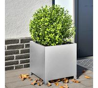 Vidaxl Jardinières 2 Pcs 40x40x40 Cm Acier Galvanisé