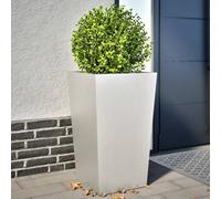 Vidaxl Jardinières 2 Pcs 45x45x75 Cm Acier Inoxydable