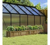 Vidaxl Jardinières 2 Pcs Bois De Pin Imprégné