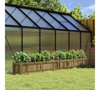 Vidaxl Jardinières 2 Pcs Bois De Pin Imprégné