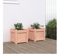 vidaXL Jardinières 2 pcs bois massif douglas 837401