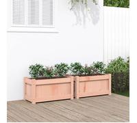 vidaXL Jardinières 2 pcs en bois massif Douglas 837446