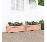 Vidaxl Jardinières 2 Pcs Cm Bois Massif Douglas