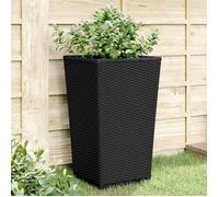 vidaXL Jardinières 2 pcs, Pot de Fleurs de Jardin, Bac à Plantes de Terrasse, Boîte de Plantation d'Extérieur pour Légumes 367848