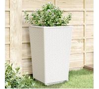 vidaXL Jardinières 2 pcs, Pot de Fleurs de Jardin, Bac à Plantes de Terrasse, Boîte de Plantation d'Extérieur pour Légumes 367849