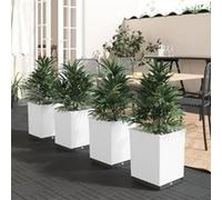 Jardinières Pot de Fleurs Jardin Patio Terrasse Extérieur Polypropylène vidaXL