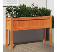 vidaXL Jardinières avec pieds 837568 – Bois de pin massif 110x31x70 cm