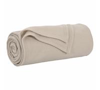 vidaXL Jeté Beige 240 x 220 cm Toison