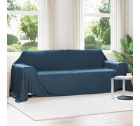 VIDAXL Plaid polaire bleu marine 350 x 270 cm - Toison doux et léger