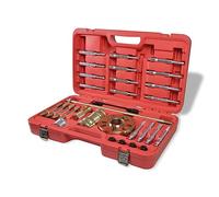 vidaXL Jeu 30 Pieces d'Extracteur de Moyeu et Tambours Outils de Garage