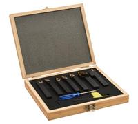 vidaXL Jeu d’outils de tournage indexables 12 pcs 12x12 mm 80 mm