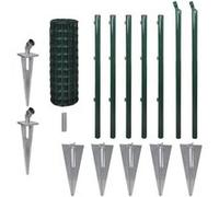 Clôture Euro Acier 10 X 0,8 M Vert