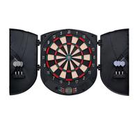 vidaXL Jeu de fléchettes électrique avec fléchettes Noir Polypropylène