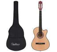 vidaXL Jeu de guitare 12 pcs acoustique pan coupé western 6 cordes 38