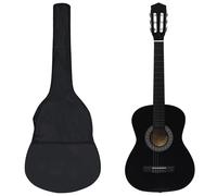 Vidaxl Jeu De Guitare Classique Pour Débutants 8 Pcs Noir 3/4 36