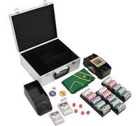 vidaXL Jeu de jetons de poker 300 pcs 11,5 g, ensemble de jeu de poker, jeu de poker,, jeu de jetons, jeu de blackjack 80411