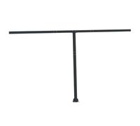 vidaXL Jeu de Poteaux d'Auvent, Poteaux de Rechange pour Auvent, Poteau de Support de Tente Terrasse Patio Jardin, Anthracite 450x245 cm Fer