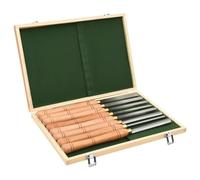 vidaXL Jeu d'outils de tournage 8 pièces acier rapide