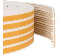 vidaXL joint de fenêtre autocollant Blanc 15 x 8 mm 50 m Mousse EPDM