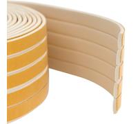 vidaXL joint de fenêtre autocollant Blanc 9 x 3 mm 100 m Mousse EPDM